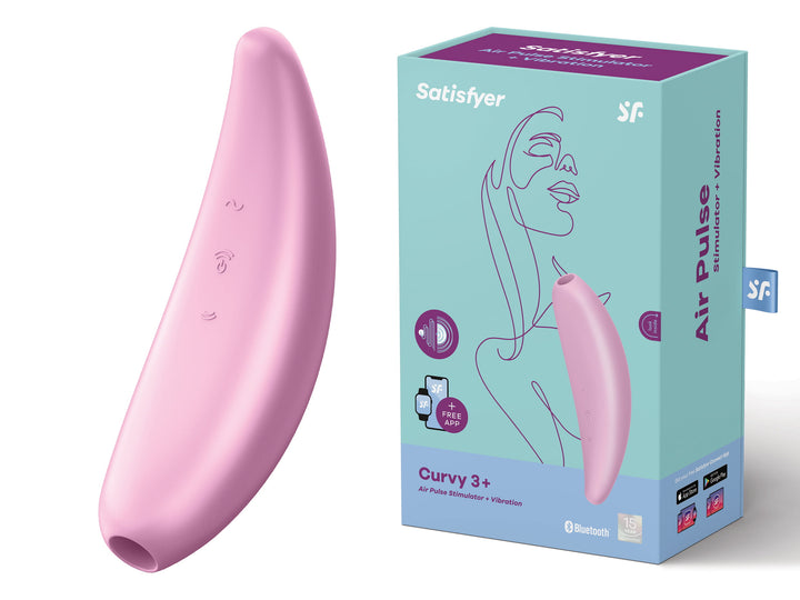 Satisfyer Curvy 3+ App Contolled Clitoral Stimulator with Vibration