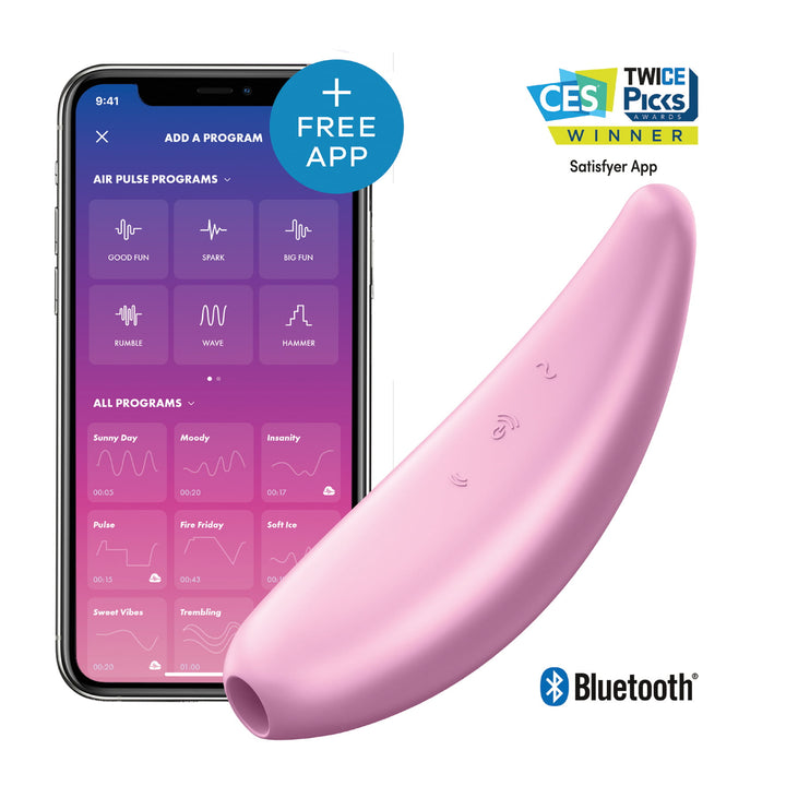 Satisfyer Curvy 3+ App Contolled Clitoral Stimulator with Vibration