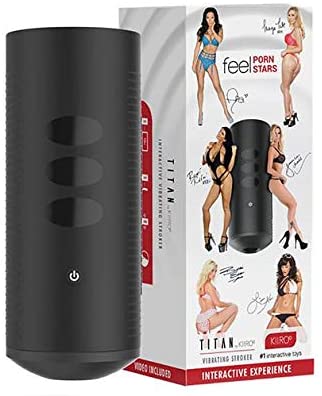 Kiiroo Titan FeelPornStars Vibrating Stroker Interactive Experience