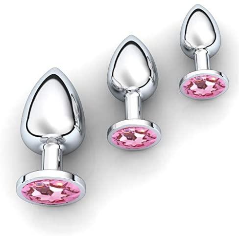Seamless Stainless Steel Butt Plug Starting Kit