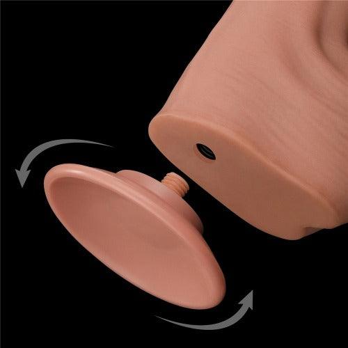 Lovetoy 11.5" King Sized Sliding-Skin Dual Layer Realistic Dildo