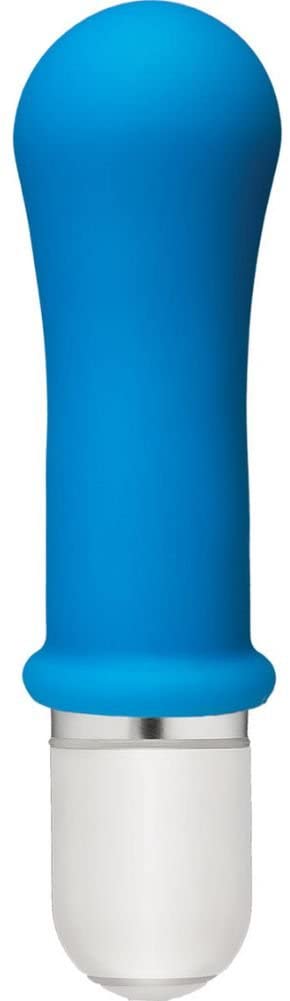 Doc Johnson American Pop! Boom 10 Function Silicone Vibrator - Blue