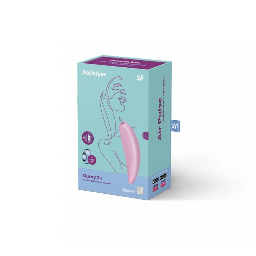 Satisfyer Curvy 3+ App Contolled Clitoral Stimulator with Vibration