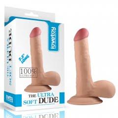 Lovetoy The Ultra Soft Dude 7.5" Realistic Dildo Suction Cup