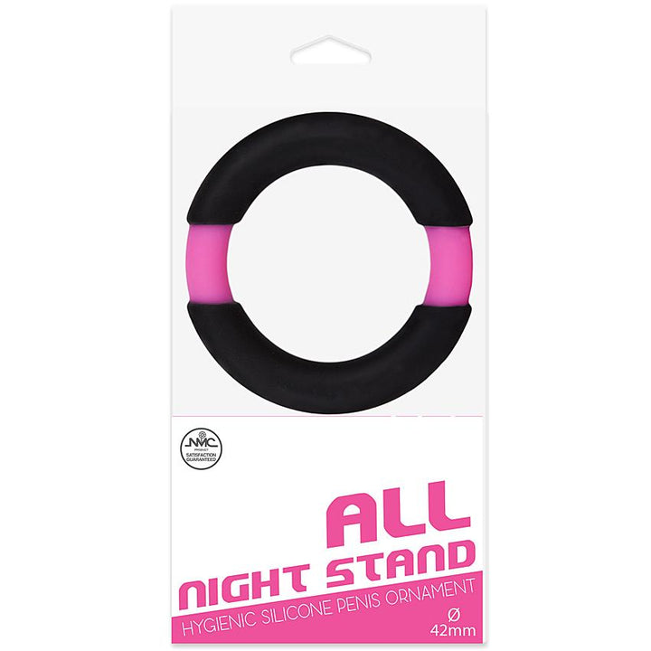 NMC All Night Stand Silicone Cock Ring 42mm - Pink