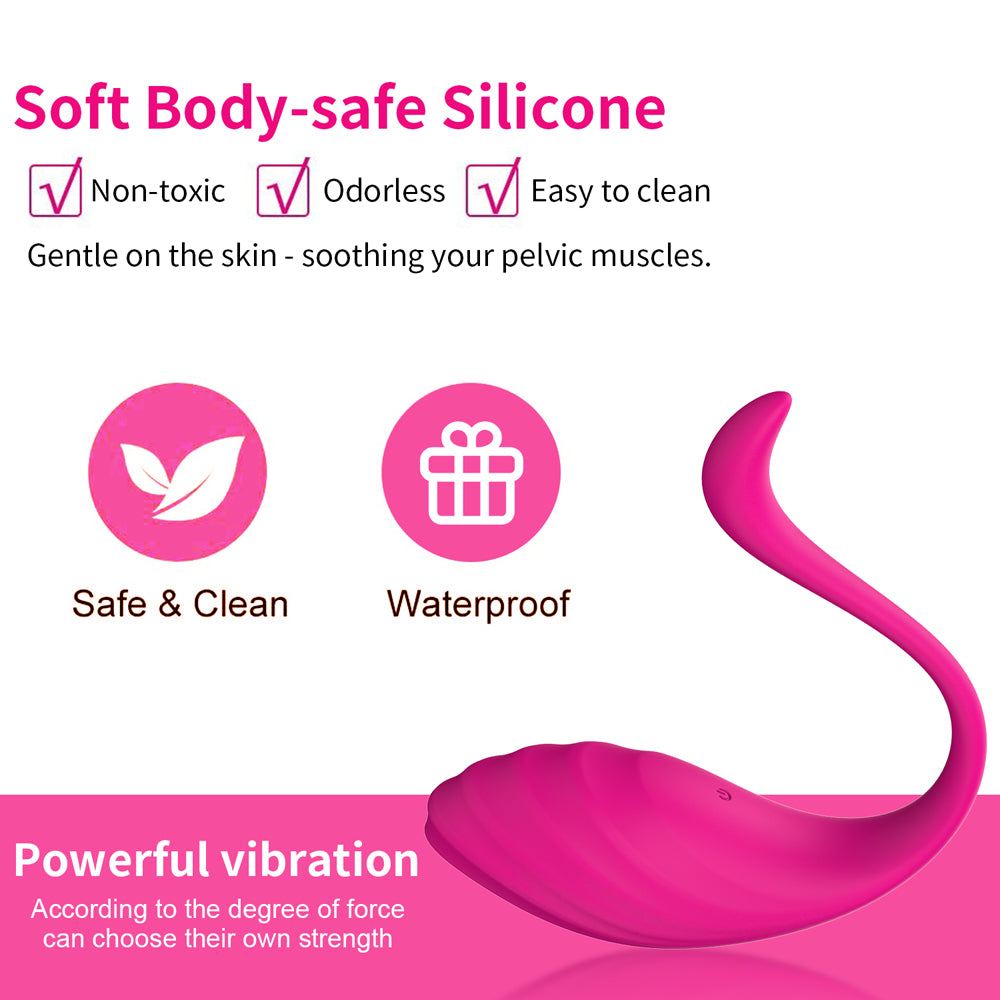 y.Love Melcolm-Fun Remote Control Vibrating Egg Wearable Mini Vibrator