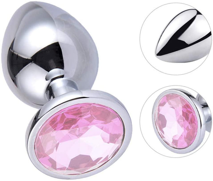 Seamless Stainless Steel Butt Plug Starting Kit