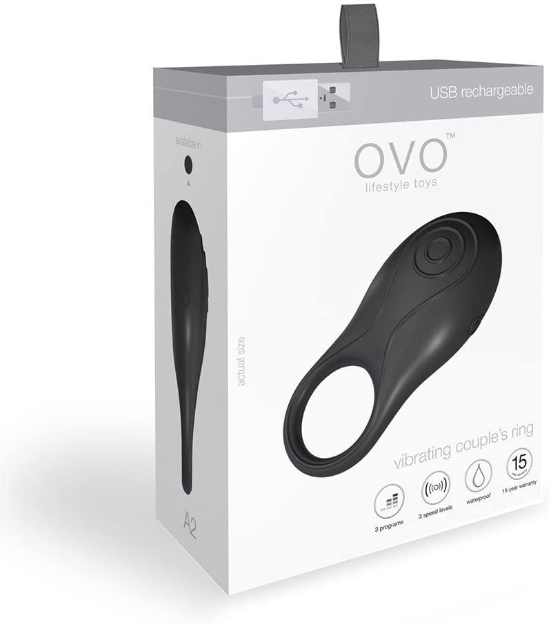 OVO A2 Rechargeable Vibrating Couples Cock Ring