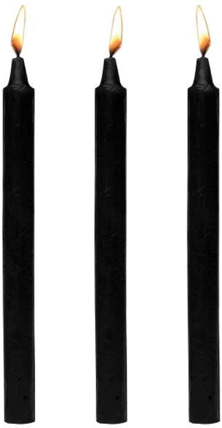 XR Brands Master Series Dark Drippers Fetish Drip Candle 3pk