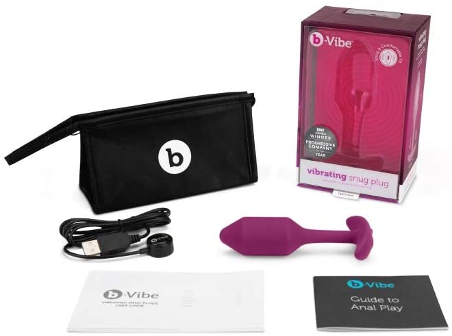 b-Vibe Vibrating Snug Butt Plug Medium