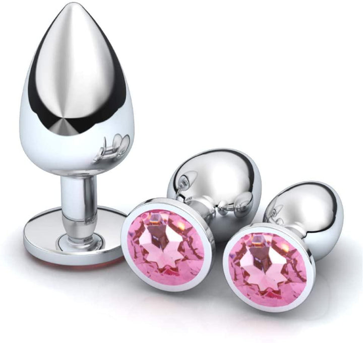 Seamless Stainless Steel Butt Plug Starting Kit