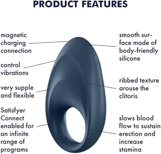 Satisfyer Mighty One Vibrating Cock Ring with App Control