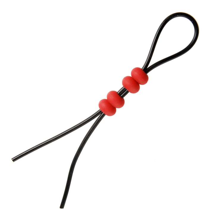 XR Brands Master Series Crimson Tied Bolo Lasso Style Cockring