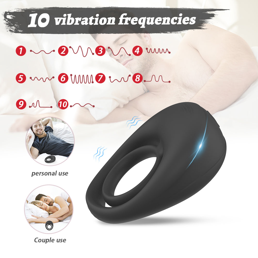 y.Love Titan-Pwr Rechargeable Vibrating Cock Ring - Vibrating Cock Ring - Australia - Sexy Devil