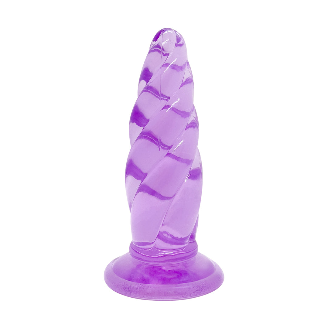 Lance's Cock 5.7'' Swirling Anal Plug with Suction Cup