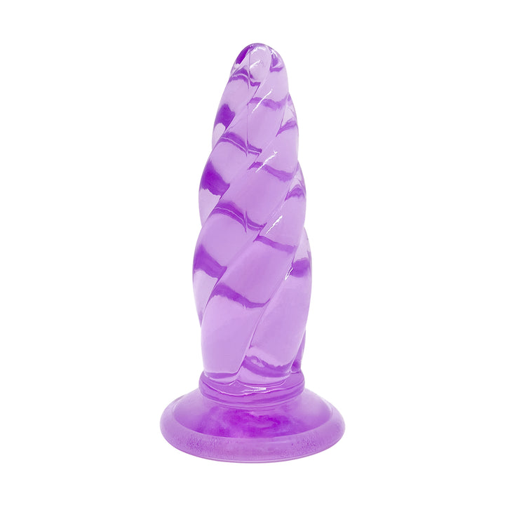 Lance's Cock 5.7'' Swirling Anal Plug with Suction Cup