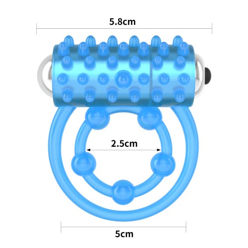 Lovetoy Lumino Play Vibrating Penis Ring - Glow in the Dark