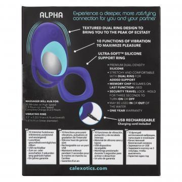 CalExotics Link Up Alpha Rechargeable Vibrating Cock Ring