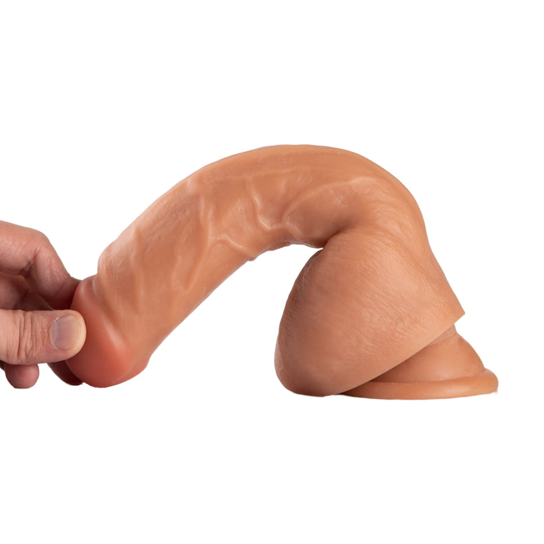 Lance's Cock B028 Ultra Realistic 9.4'' Dildo with Balls - Light