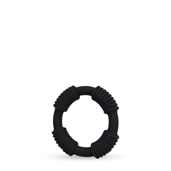 Vibe Therapy PlayCandi Cotton Pop Cock Ring - Black