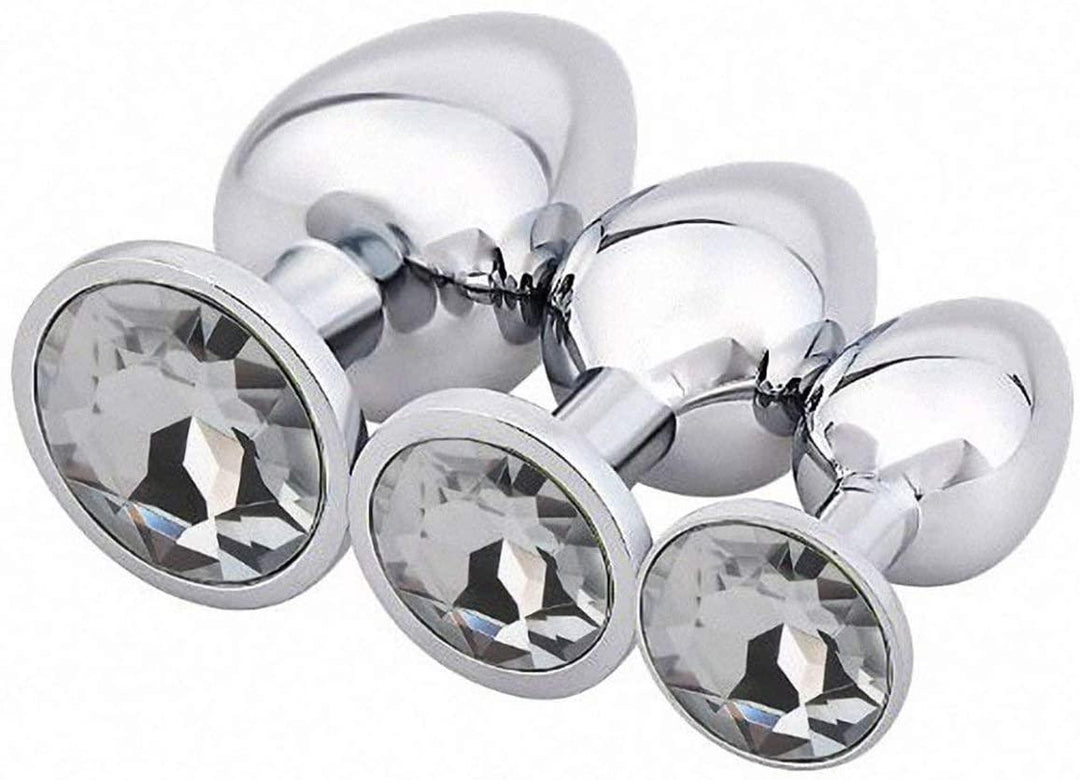 Seamless Stainless Steel Butt Plug Starting Kit