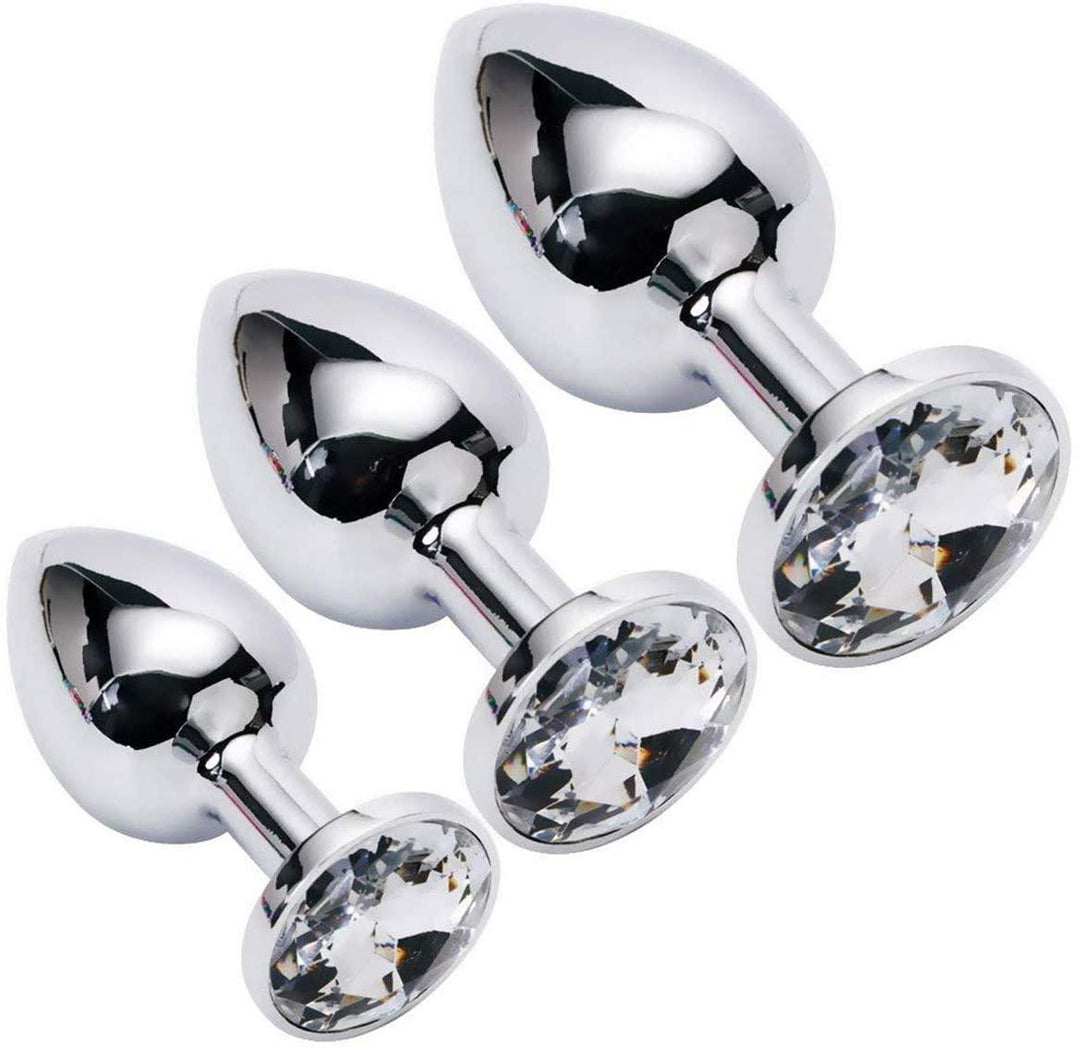 Seamless Stainless Steel Butt Plug Starting Kit