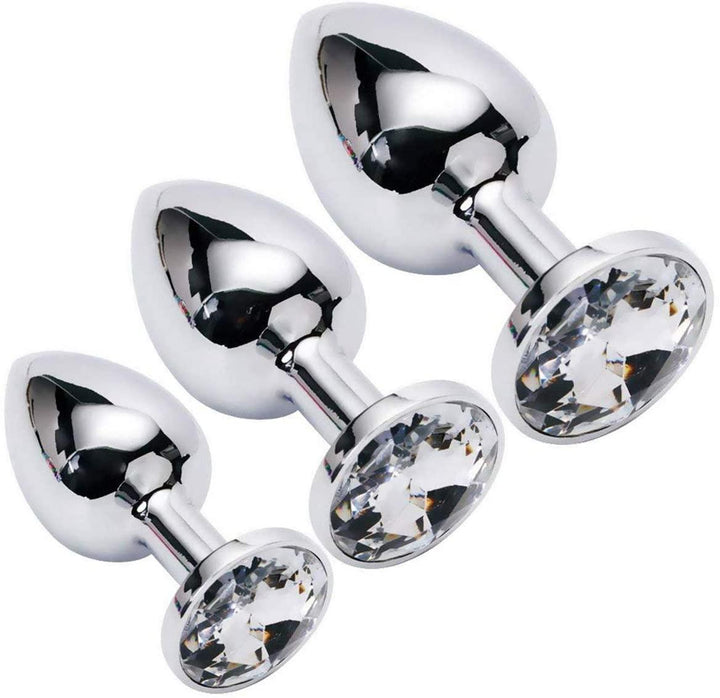 Seamless Stainless Steel Butt Plug Starting Kit