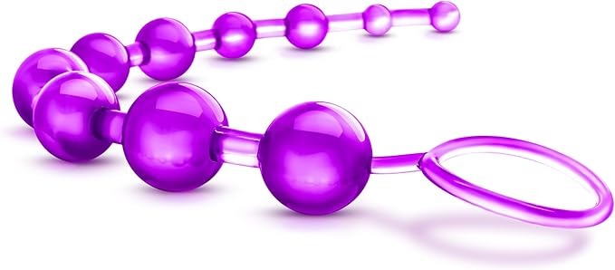 Blush Novelties Basic Anal Beads - Purple