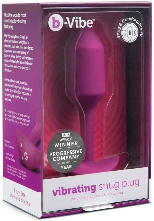 b-Vibe Vibrating Snug Butt Plug Medium