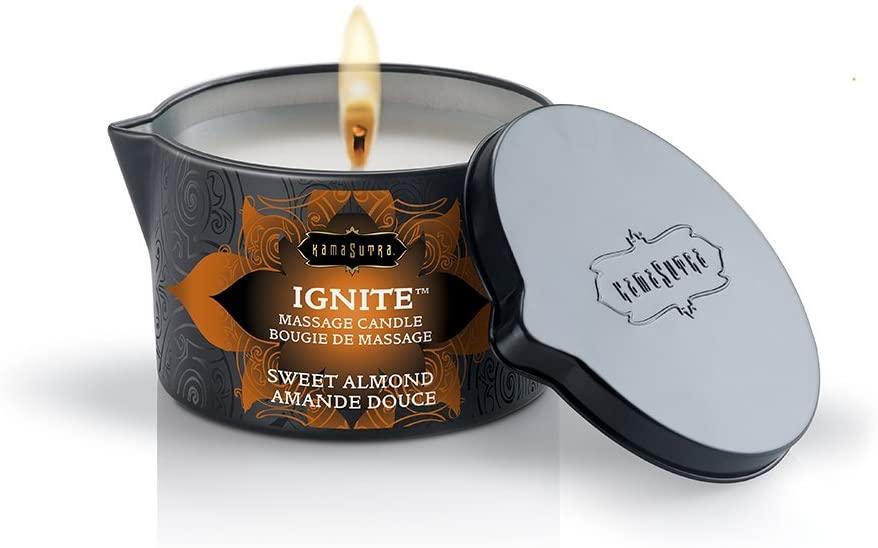 KamaSutra Ignite Massage Candle - Sweet Almond