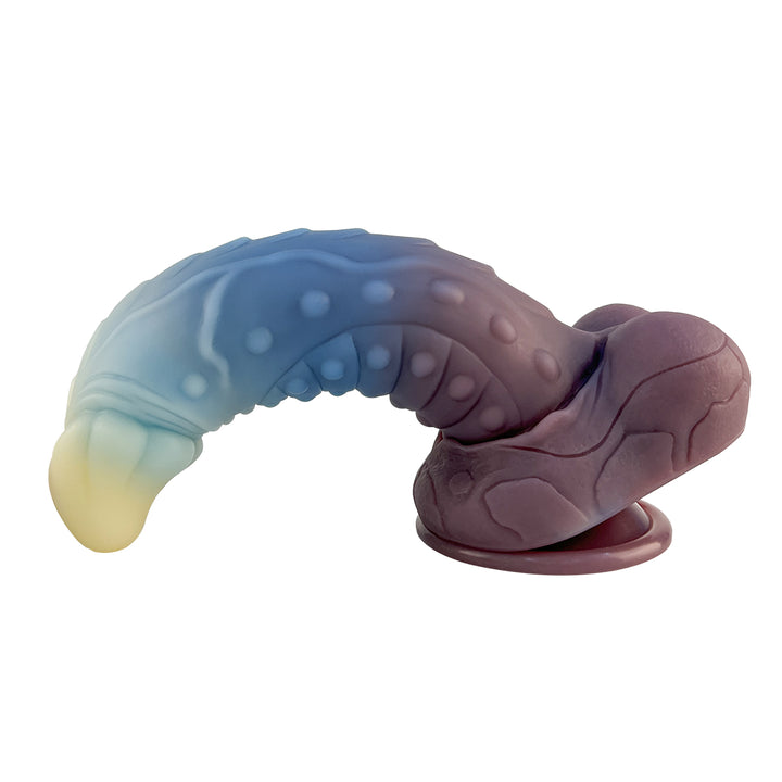 Liquid Silicone 8.8" Dildo with Balls & Suction Cup