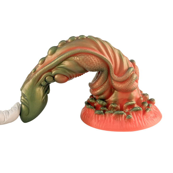 Liquid Silicone 9.8" Dragon Dildo with Suction Base