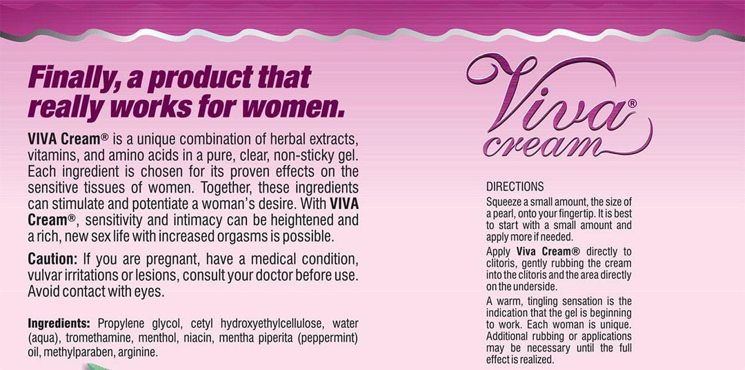 Viva Stimulation Clitoral Cream with Mint 10ml