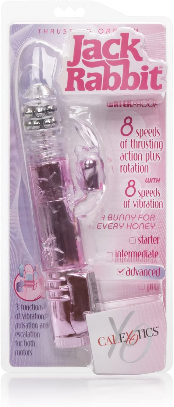 Jack Rabbit Thrusting Orgasm Bunny Vibrator - Pink