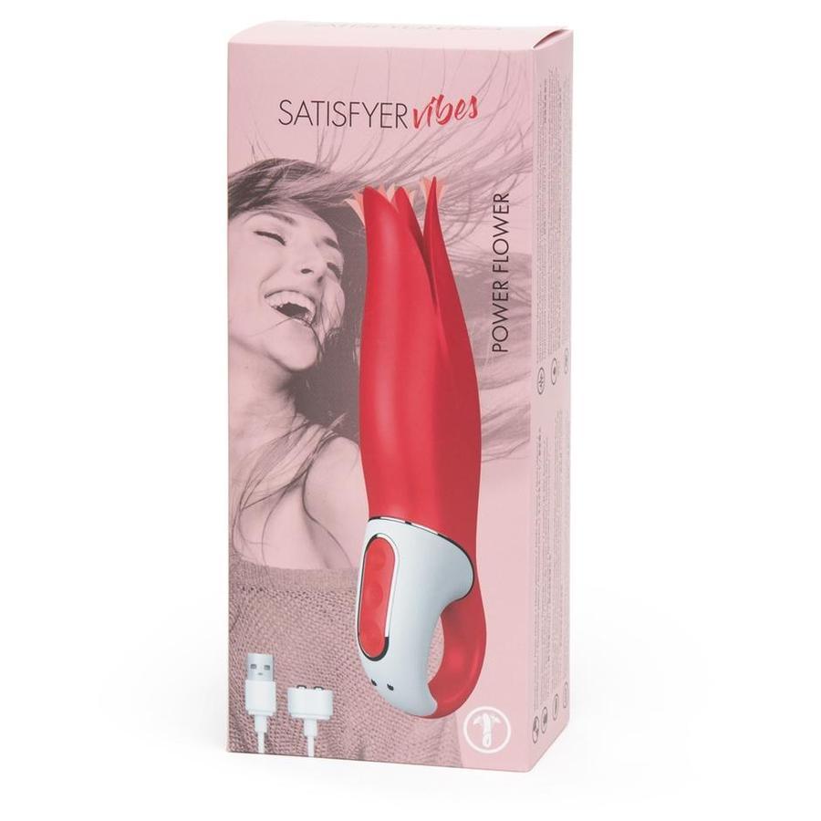 Satisfyer Power Flower Rechargeable Clitoral Vibrator