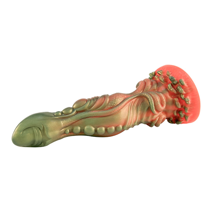 Liquid Silicone 9.8" Dragon Dildo with Suction Base