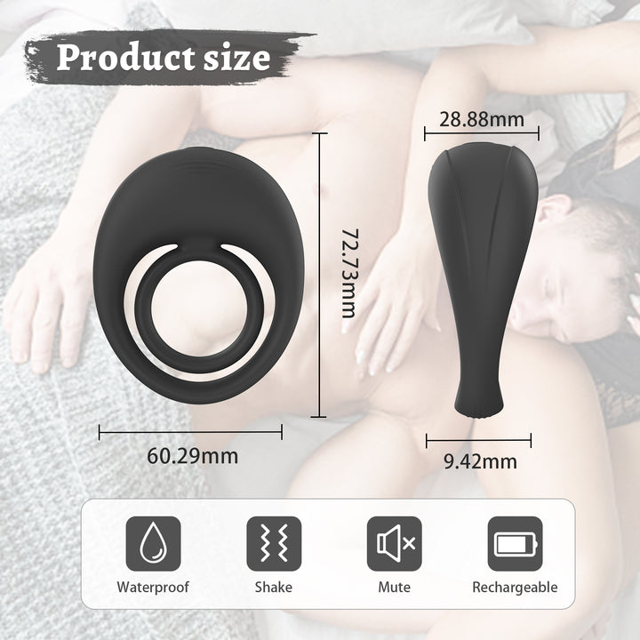 y.Love Titan-Pwr Rechargeable Vibrating Cock Ring - Vibrating Cock Ring - Australia - Sexy Devil