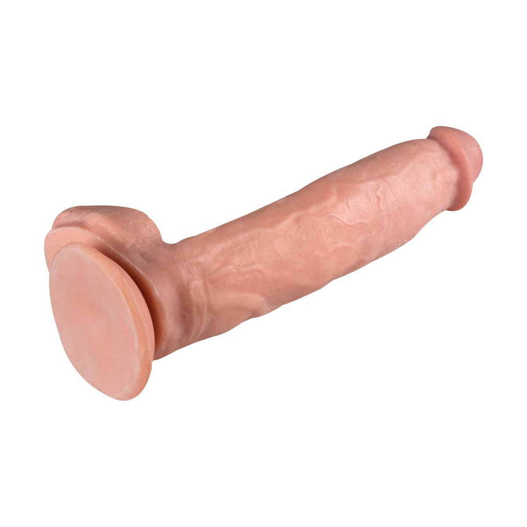 Lance's Cock 11.8" Realistic Dildo with Balls - Light