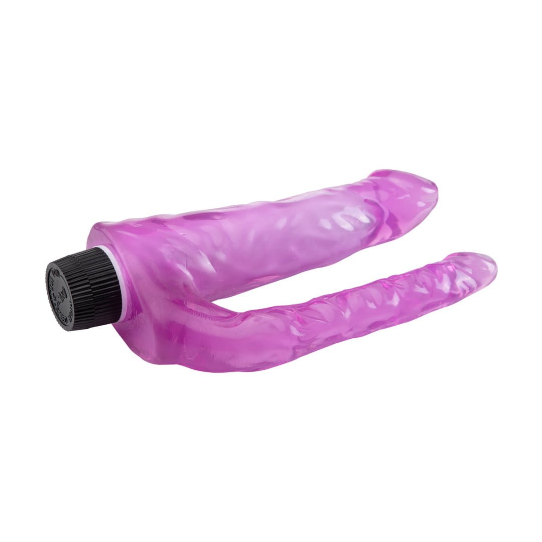 Vibrating 8.7''Double Penetrator QSDZ-013 Purple