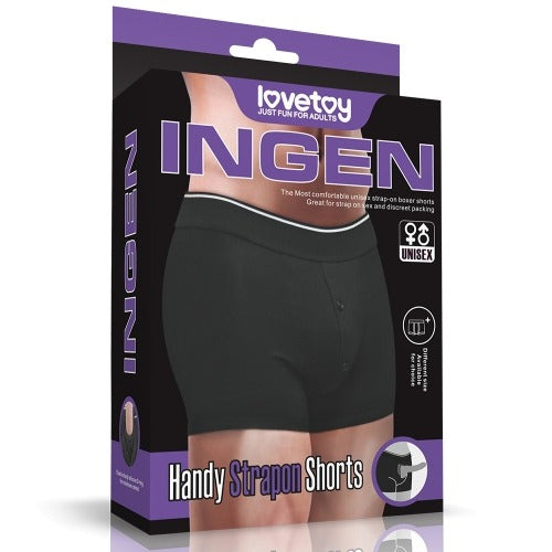 Lovetoy Ingen Handy Strap-On Shorts - M/L