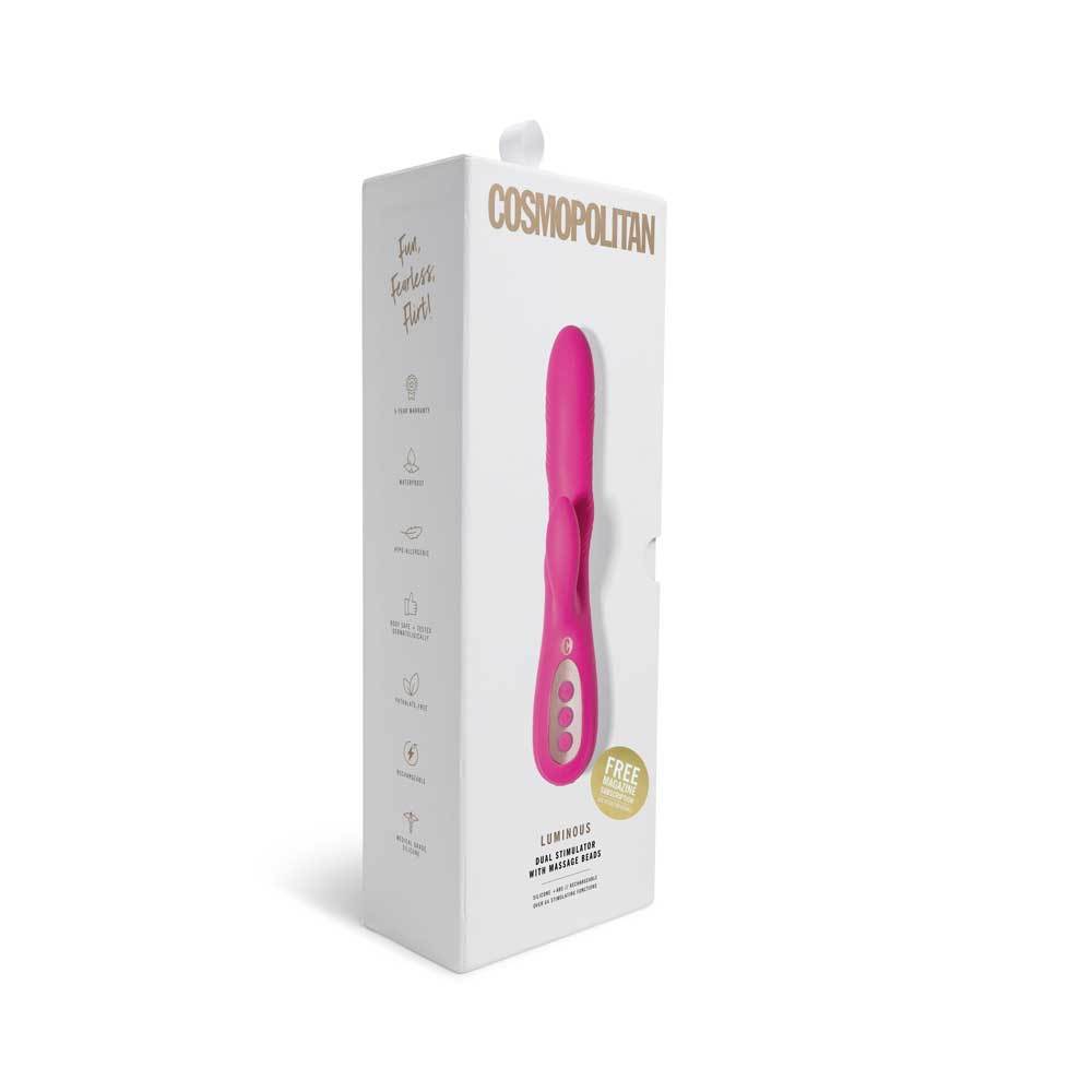 Cosmopolitan Luminous Dual Stimulator w Massage Beads-11074