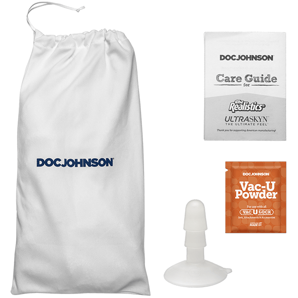 Doc Johnson Signature Cocks Tommy Pistol 7.5" Cock with Removable Vac-U-Lock Suction Cup