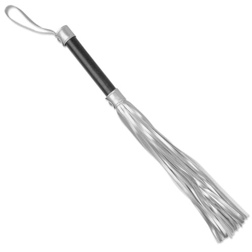 Lovetoy Struggle My Flogger - Black & Silver