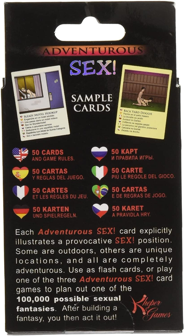 Kheper Games Adventurous SEX! Sexual Position Cards Game