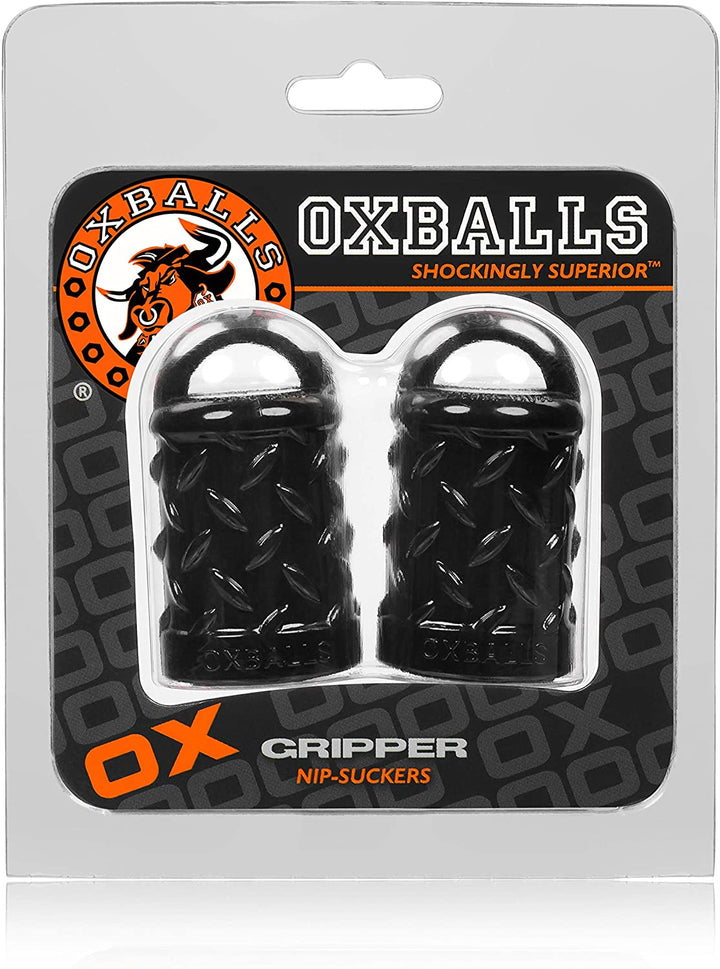 Oxballs Gripper Nip-Suckers - Black