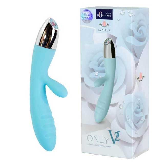 WowYes  Only V2 G Spot Rechargeable Rabbit Vibrator - Pastel Blue