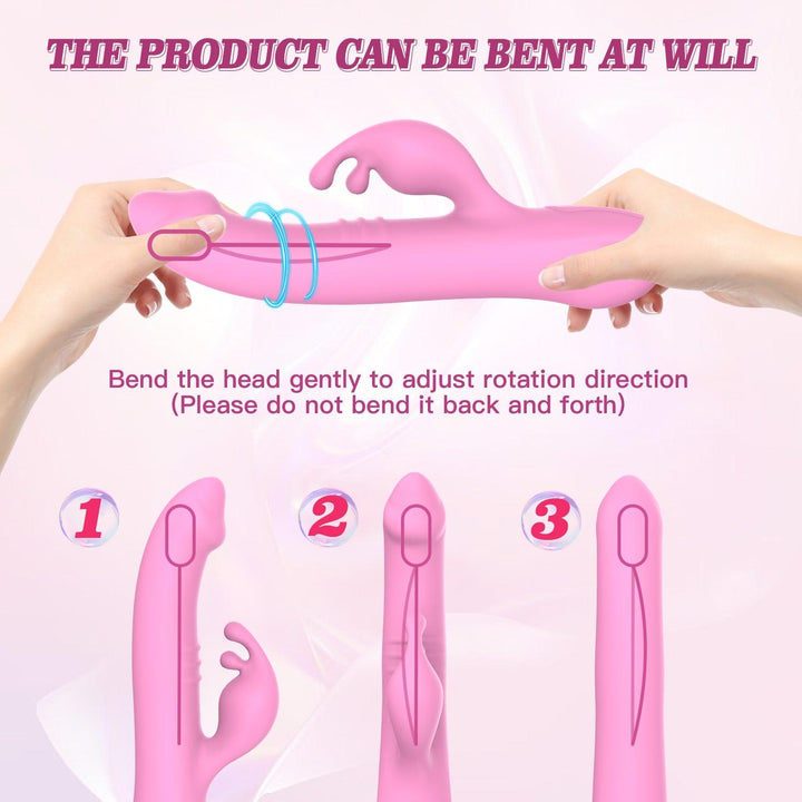 y.Love Ronald 360 Rotation & Vibrating Ultra Wave Rabbit Vibrator