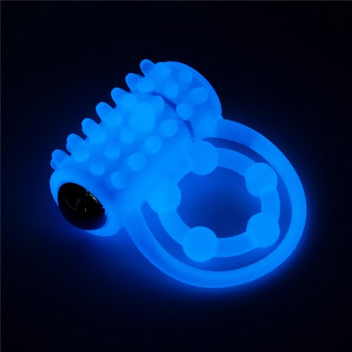 Lovetoy Lumino Play Vibrating Penis Ring - Glow in the Dark