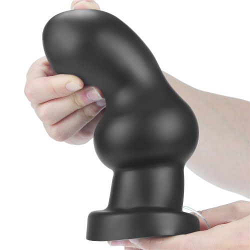 Lovetoy King Sized 7‘’ Vibrating Rammer Butt Plug - Black