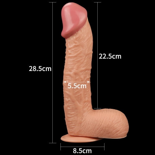 Lovetoy King Sized 10.5''Realistic Dildo Suction Cup